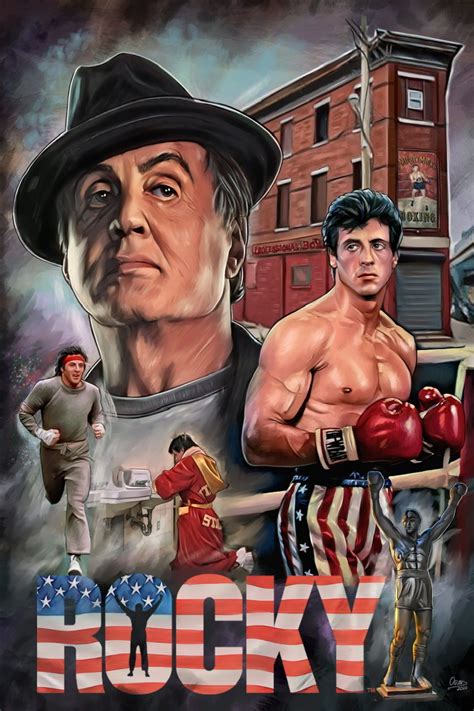 Rocky By Oscar Martinez Rocky The Movie Rocky Balboa Poster Rocky Film