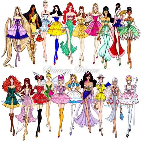 Disney Divas By Hayden Williams Disney Princess Fashion Disney