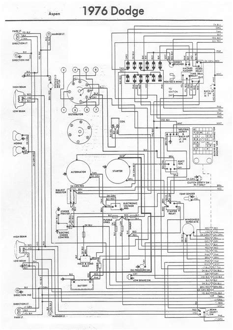Ford shop manuals, wiring diagrams, part and body illustrations, master part catalogs, shop tip magazines. Free Auto Wiring Diagram: 1976 Dodge Aspen Engine Compartment Wiring Diagram