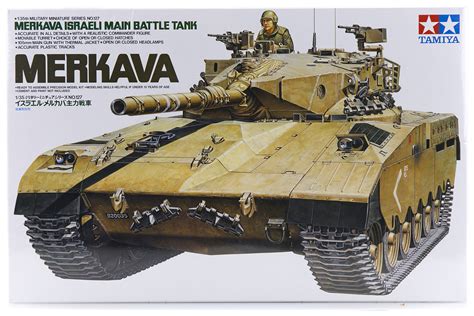 Tamiya Israeli Mbt Merkava Tank Scaled Plastic Model Kit Ebay