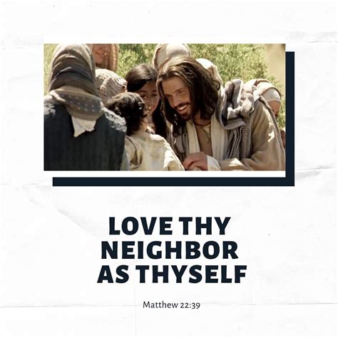 Love Thy Neighbor As Thyself | Love thy neighbor, Christian themes ...