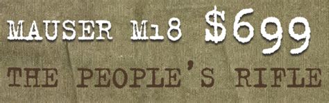 Introducing The Mauser M18 The Peoples Rifle The Truth About Guns
