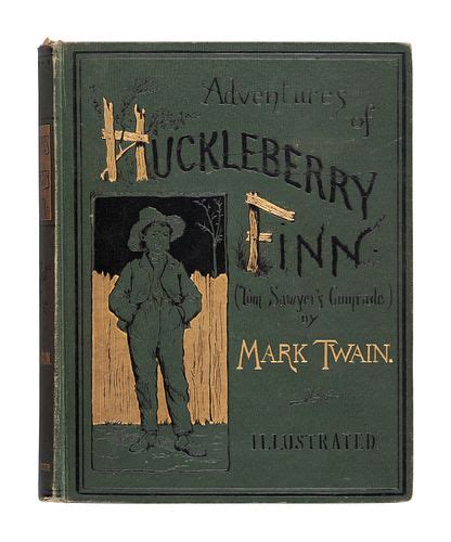 Clemens Samuel Langhorne Mark Twain 1835 1910 Adventures Of Huckleberry Finn New York