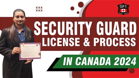 Canada Security Guard License And Process 2024 Security License Canada