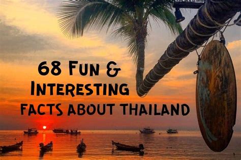 50 Unbelievable Fun Facts About Thailand You Must Know 2023