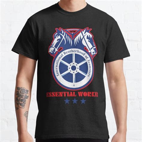 White Red And Blue Usa Flag Costo Fedex Themed Teamsters Design T
