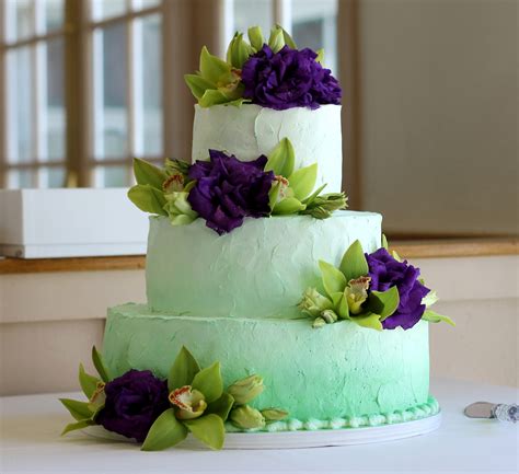 Novelty and sculpted cakes usually start at $1,500. Ombre Wedding Cake, Gluten-Free Now Available