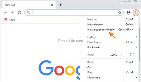 How To Open Incognito Mode In Chrome
