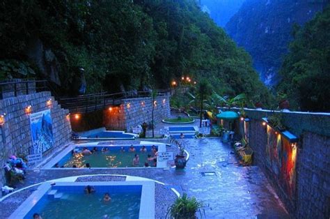 Hot Springs In Machu Picchu Pueblo Andean Peru Treks
