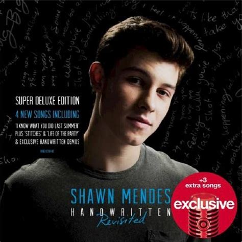 Handwritten revisited will include 16 songs in all, including four new songs and five live recordings. Shawn Mendes: il 29 gennaio esce Handwritten Revisited!