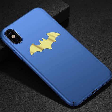 Luxury Batman Hard Pc Plastic Phone Cases For Iphone X 10 8 Plus Slim