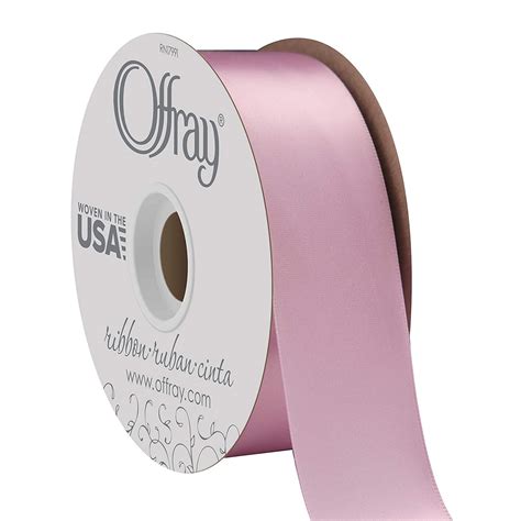 Berwick Offray 15 Double Face Satin Ribbon Light Orchid P Amazon