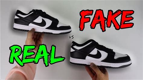 Nike Dunk Low Black And White Real Vs Fake Which Is Better For You