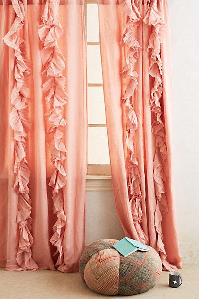 Maybe you would like to learn more about one of these? Wandering Pleats Curtain | Peach curtains, Coral nursery ...
