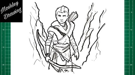 How To Draw Atreus From God Of War Youtube