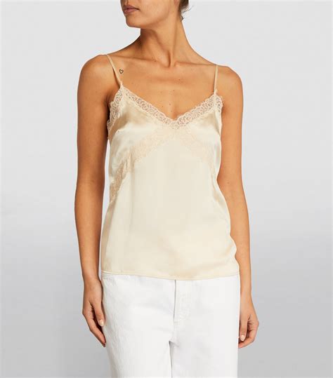 Paige Silk Gwen Cami Top Harrods Us