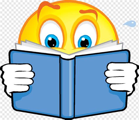 Emoji Reading Book Illustration Smiley Reading Emoticon Emoji Reading