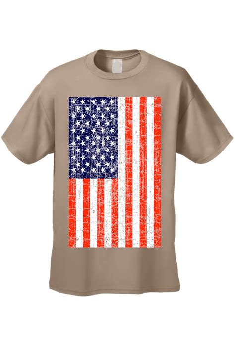 Live To Impress Usa Flag T Shirt Men S Distressed American Pride Short Sleeve Tee Walmart