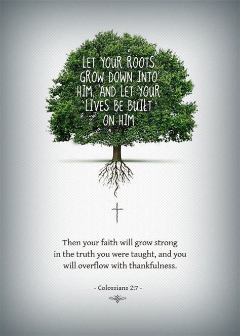 Rooted In Christ Rooted And Built Up In Him Strengthened In The