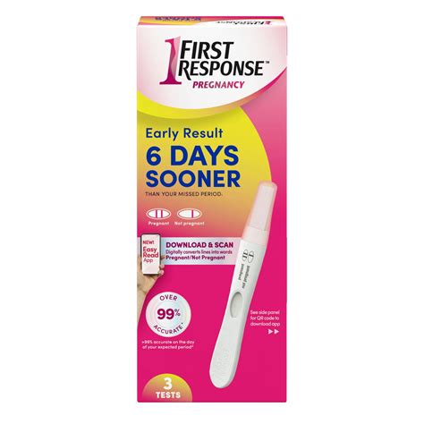 First Response Early Result Pregnancy Test 3 Pack Packaging And Test Design May Vary Walmart