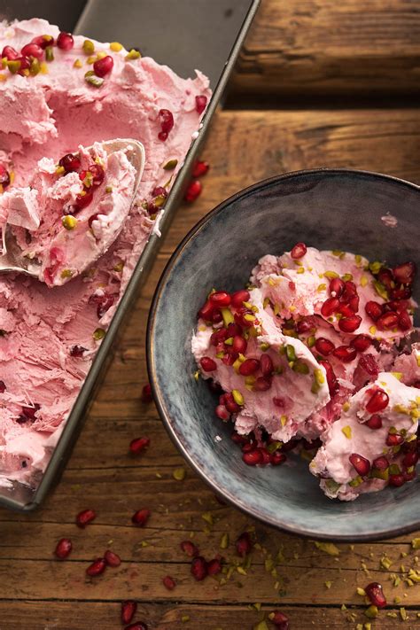 Easy Pomegranate And Raspberry Ice Cream Recipe Hellofresh Blog With