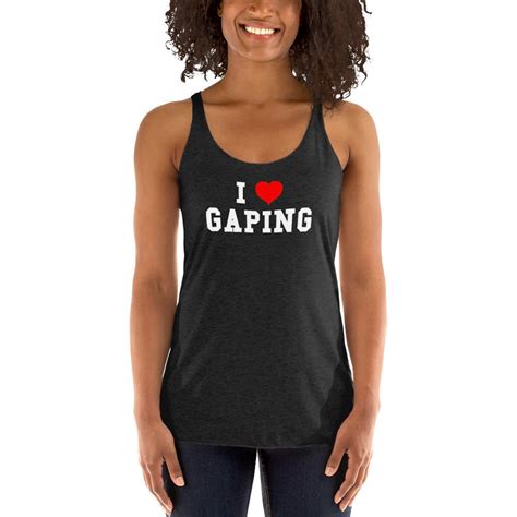 I Love Gaping Tank Top Anal Gaping Clothing Ass Whore Wide Etsy
