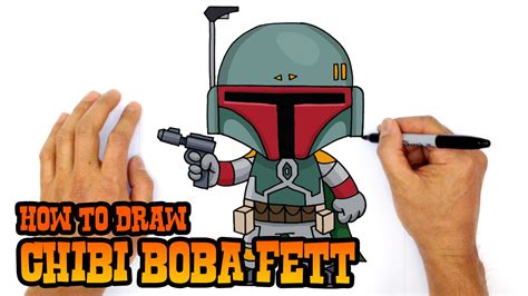 How To Draw Chibi Boba Fett Star Wars Step By Step Drawing Video