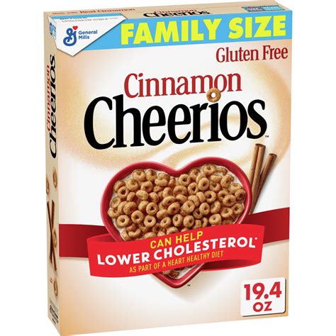 Cinnamon Cheerios Cereal, Gluten Free, 19.4 oz - Walmart.com - Walmart.com