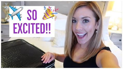 So Excited For This 🎉 Getting Ready For Our First Big Trip Vlog ️ How I Pack Brianna K