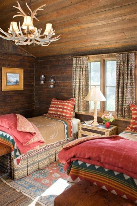 Log Cabin Bedroom Decor Pics Aesthetic