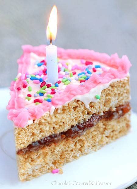 Here are some tasty birthday cake alternatives that aren't a complete detriment to your waistline, but still scream sweet celebration. Healthy Birthday Cake Recipe View the recipe on our facebook page:https://www.facebook.com/photo ...