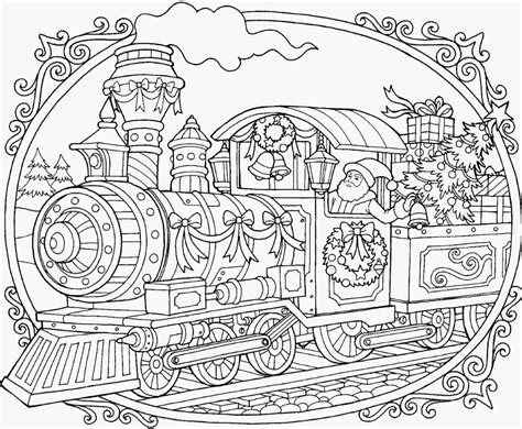 Printable Polar Express Train Coloring Pages Tripafethna