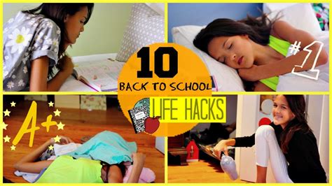 10 Life Hacks For Back To School Youtube