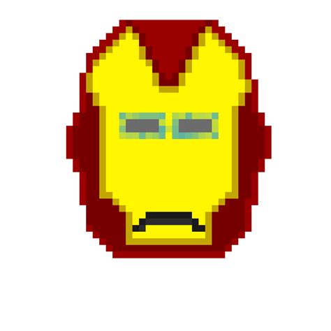 Iron Man Pixel Art By Nounoursheureux On Deviantart