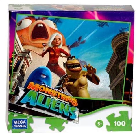 DreamWorks Monsters Vs Aliens Monster Pit Stop 100 Piezas Puzzle
