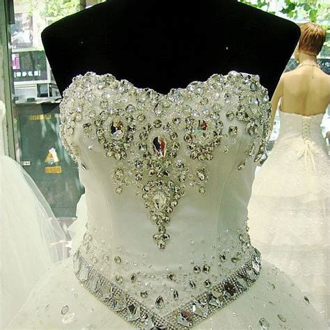 Crystal Wedding Dress At Bling Brides Bouquet Online Bridal Shop