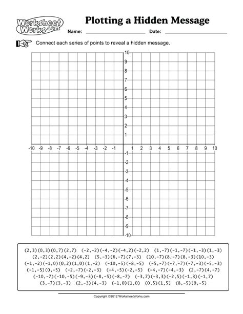 The Coordinate Grid Paper Large Grid A Math Worksheet From The
