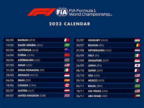 F1 Announces Full Of Verve 2023 Calendar Coliseum