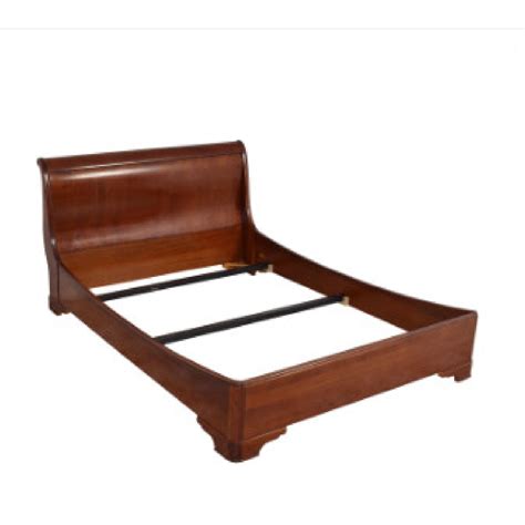 Grange Louis Philippe Solid Cherry Queen Size Sleigh Bed Frame Aptdeco