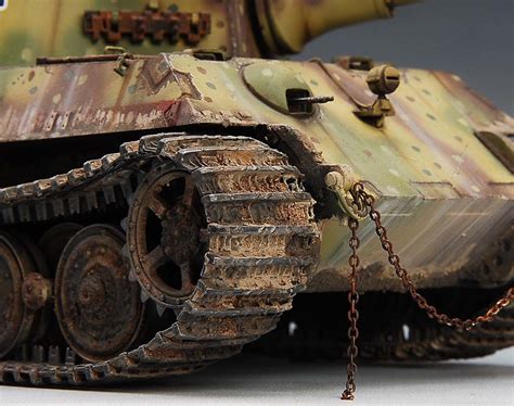 King Tiger Tiger Ii Ii Gm Tiger Tank Camouflage Colors Tank