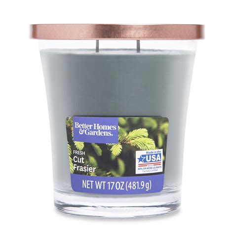 Better Homes And Gardens 17oz Fresh Cut Frasier Scented 2 Wick Jar Candle