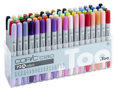 Copic Ciao Marker 72a Manga Marker Set Refillable With Copic