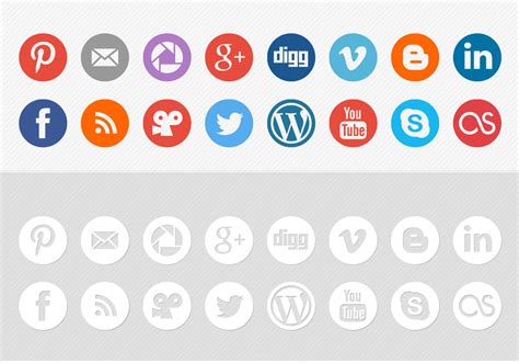 Round Facebook Icon Vector 421532 Free Icons Library
