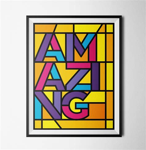 Charming Words On Behance Words Typographic Poster Stained Glass Panels