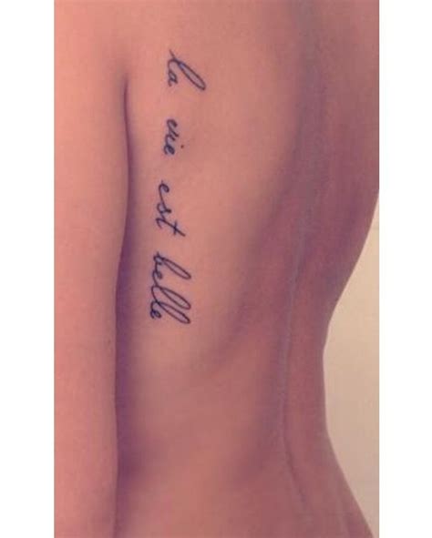 My La Vie Est Belle Tattoo By Andy Davies Belle Tattoo La Vie Est Belle Tattoo Picture Tattoos