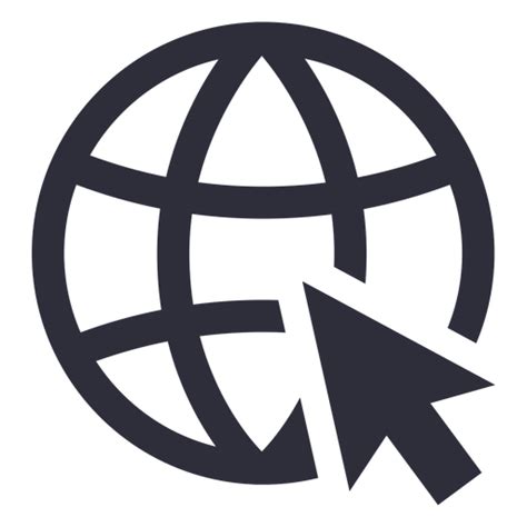 Diseños PNG de icono de sitio web para camisetas Merch