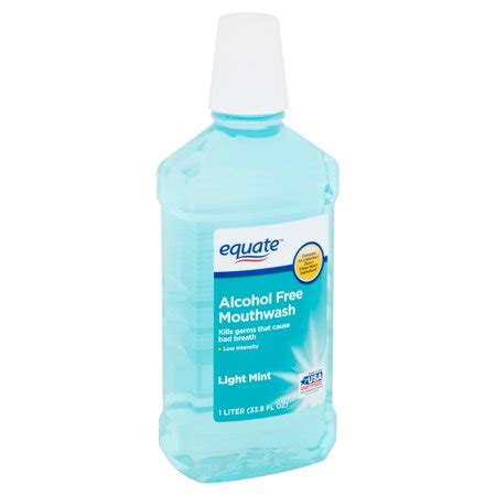 As suggested earlier in the article there are different types of mouthwash suited to certain users and designed for specific purposes. Equate Light Mint Alcohol Free Mouthwash, 33.8 fl oz ...