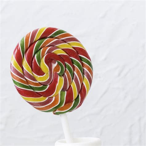 Rainbow Candy On A Stick Stock Photo Image Of Confection 164351924