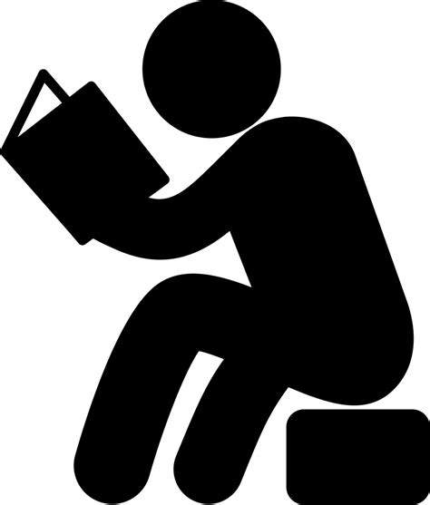 Reading Silhouette Transparent Png Png Mart