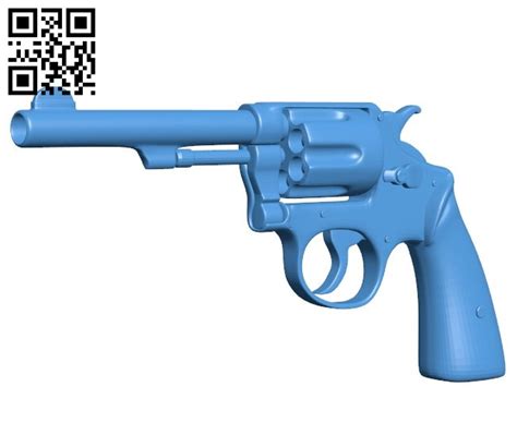 Realistic Revolver Gun B006481 File Stl Free Download 3d Model For Cnc